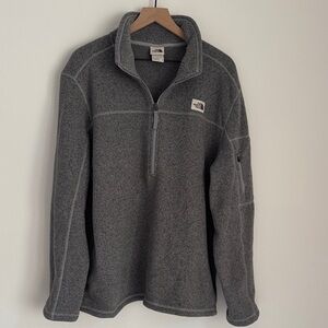 The North Face Men's Charcoal Zip-Up Sweater